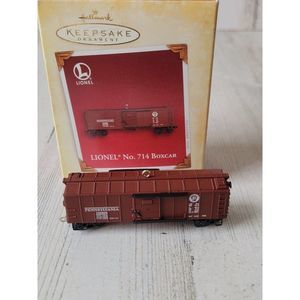 Hallmark 2005 Lionel no.714 boxcar ornament Xmas